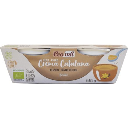 Bio Desszert Crème brulée 2x125 g Ecomil