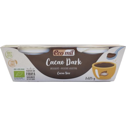 Bio Desszert Étcsokoládé 2x125 g Ecomil