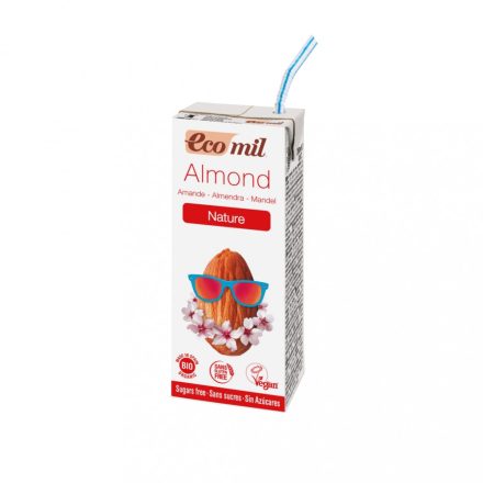 Bio Mandulaital hozzáadott édesitő nélkül 200 ml EcoMil