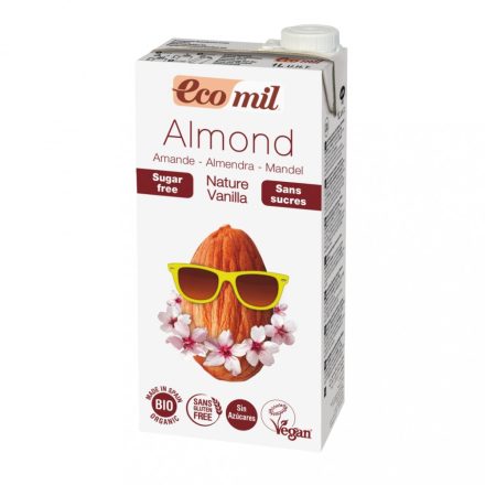 Bio Mandulaital cukormentes - vanília 1 l EcoMil