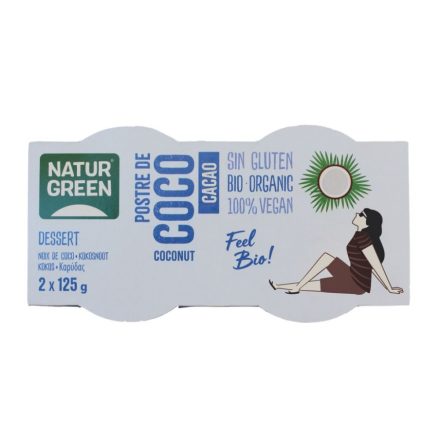 Bio Kókusz-kakaó desszert 125 g NaturGreen