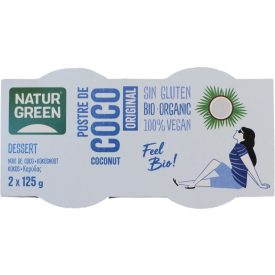 Bio Kókuszdesszert 2x125 g NaturGreen