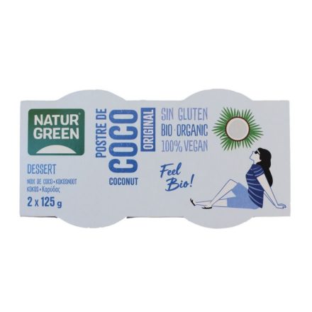 Bio Kókusz desszert 125 g NaturGreen
