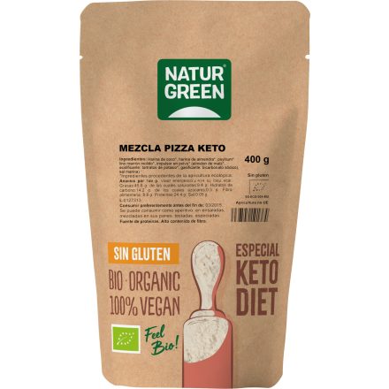 Bio Keto Pizzaalap mix 400 g NaturGreen 