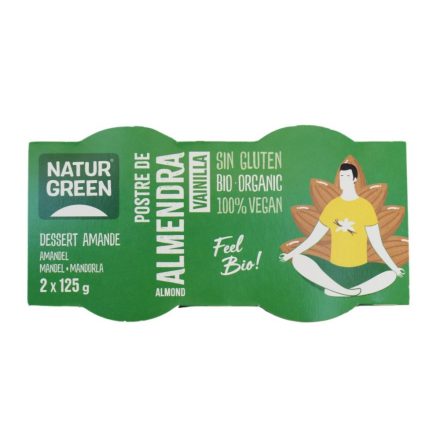 Bio Mandula-Vanília desszert 125 g NaturGreen