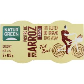 Bio Rizsdesszert csokoládéval 2x125 g NaturGreen