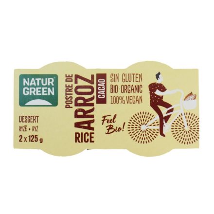 Bio Rizsdesszert csokoládéval 125 g NaturGreen