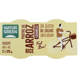 Bio Rizsdesszert karamellával 2x125 g NaturGreen