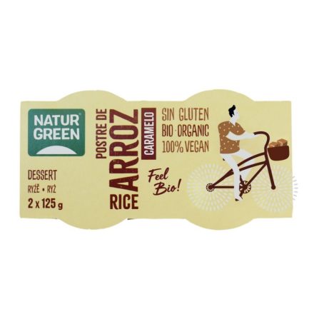 Bio Rizsdesszert karamellával 125 g NaturGreen