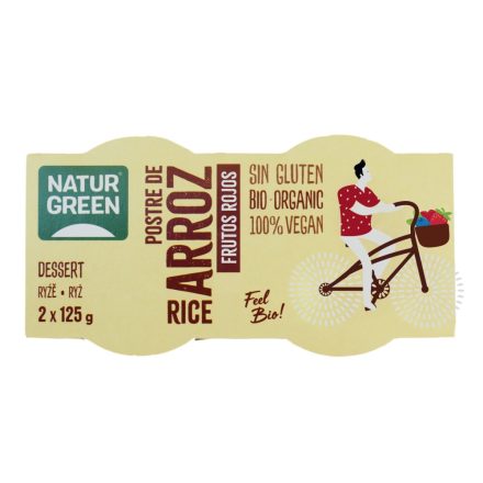 Bio Rizs desszert erdei gyümölccsel 125 g NaturGreen
