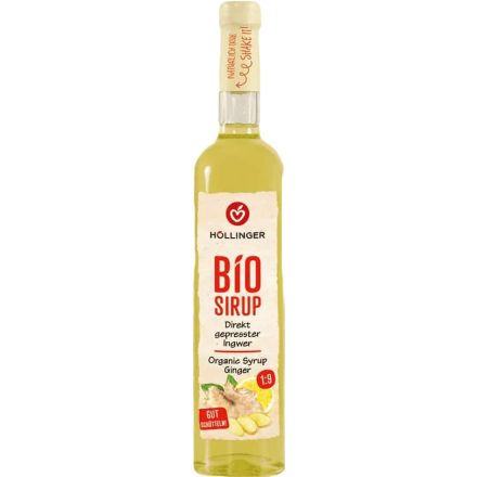 Bio Gyömbérszörp 500 ml Höllinger