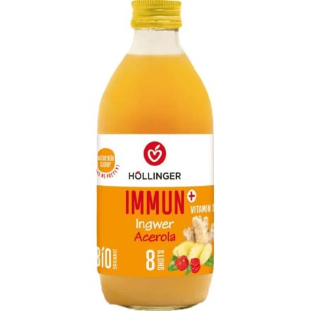 Bio Immun+ Shot gyömbér-acerola 330 ml Höllinger