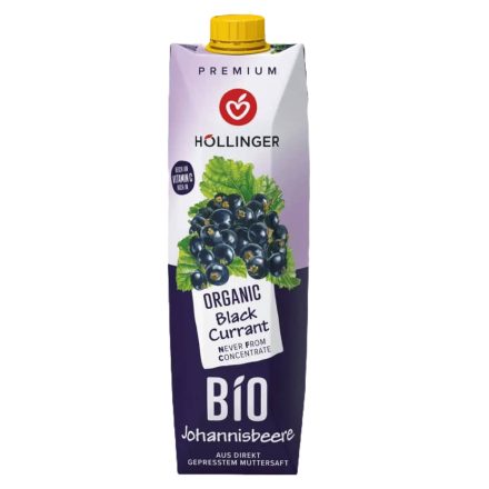 Bio Feketeribizlilé 1l Höllinger
